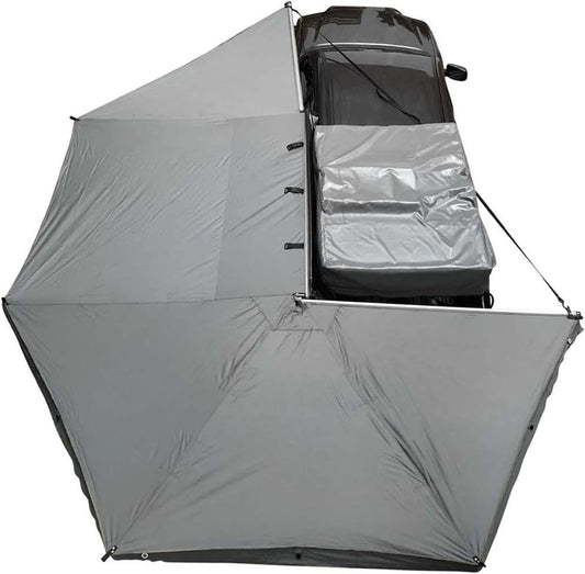 270° Adjustable Outdoor Awning 🌞 Portable Shade Canopy for Camping, Overland Adventures & RV Trips