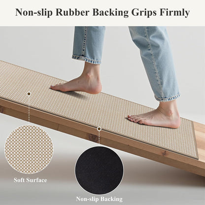 Washable Cushioned Runner Rug 🏡 Non-Slip Durable Floor Mat for Hallways, Kitchens & Entryways