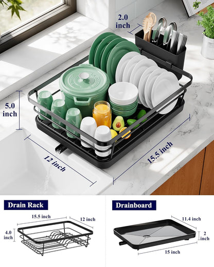 Space-Saving Kitchen Rack 🥄 Stainless Steel Counter Organizer for Pantry, Utensils & Accessories