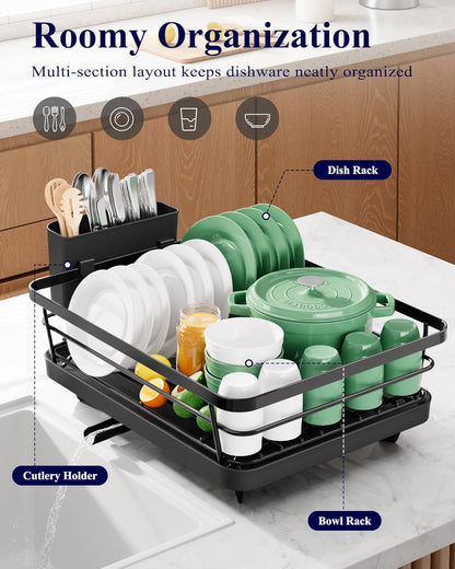 Space-Saving Kitchen Rack 🥄 Stainless Steel Counter Organizer for Pantry, Utensils & Accessories