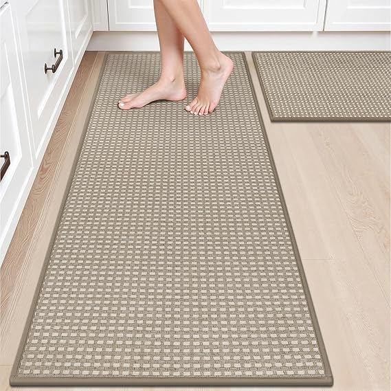 Washable Cushioned Runner Rug 🏡 Non-Slip Durable Floor Mat for Hallways, Kitchens & Entryways