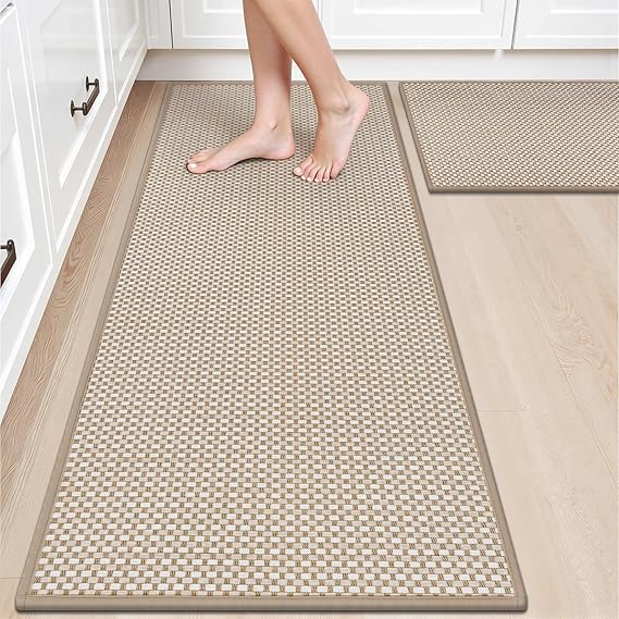 Washable Cushioned Runner Rug 🏡 Non-Slip Durable Floor Mat for Hallways, Kitchens & Entryways