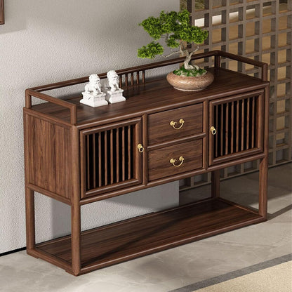 Buffet Cabinet Sideboard 🏠 Modern Chinese-Style Storage for Kitchen, TV Console & Dining Room