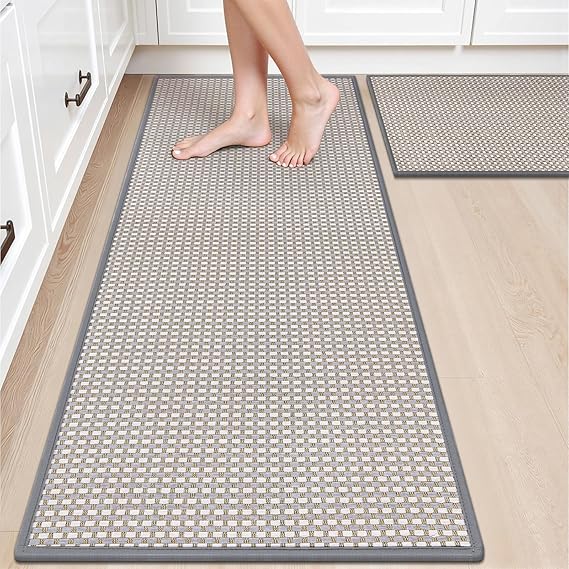 Washable Cushioned Runner Rug 🏡 Non-Slip Durable Floor Mat for Hallways, Kitchens & Entryways